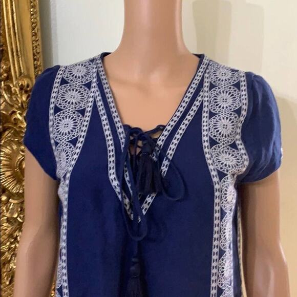 VINEYARD‎ VINES LINEN BLEND DRESS Size 8 - Picture 2 of 8